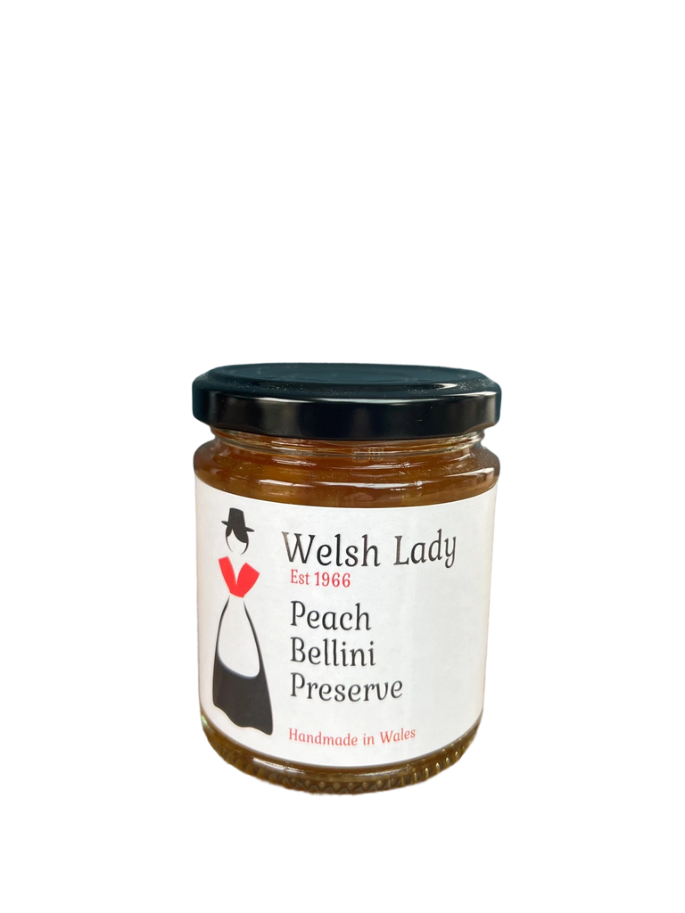 Welsh Lady Peach Bellini Preserve (227g)